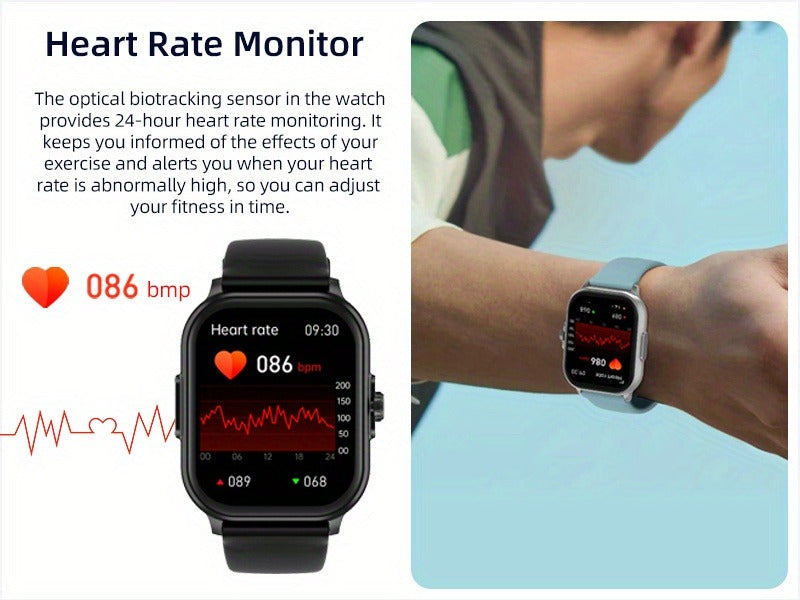 Smartwatch Bluetooth 5.1 Calling 2.01 Inch Display Multi Sport Modes
