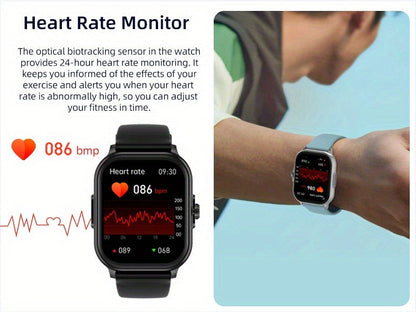 Smartwatch Bluetooth 5.1 Calling 2.01 Inch Display Multi Sport Modes