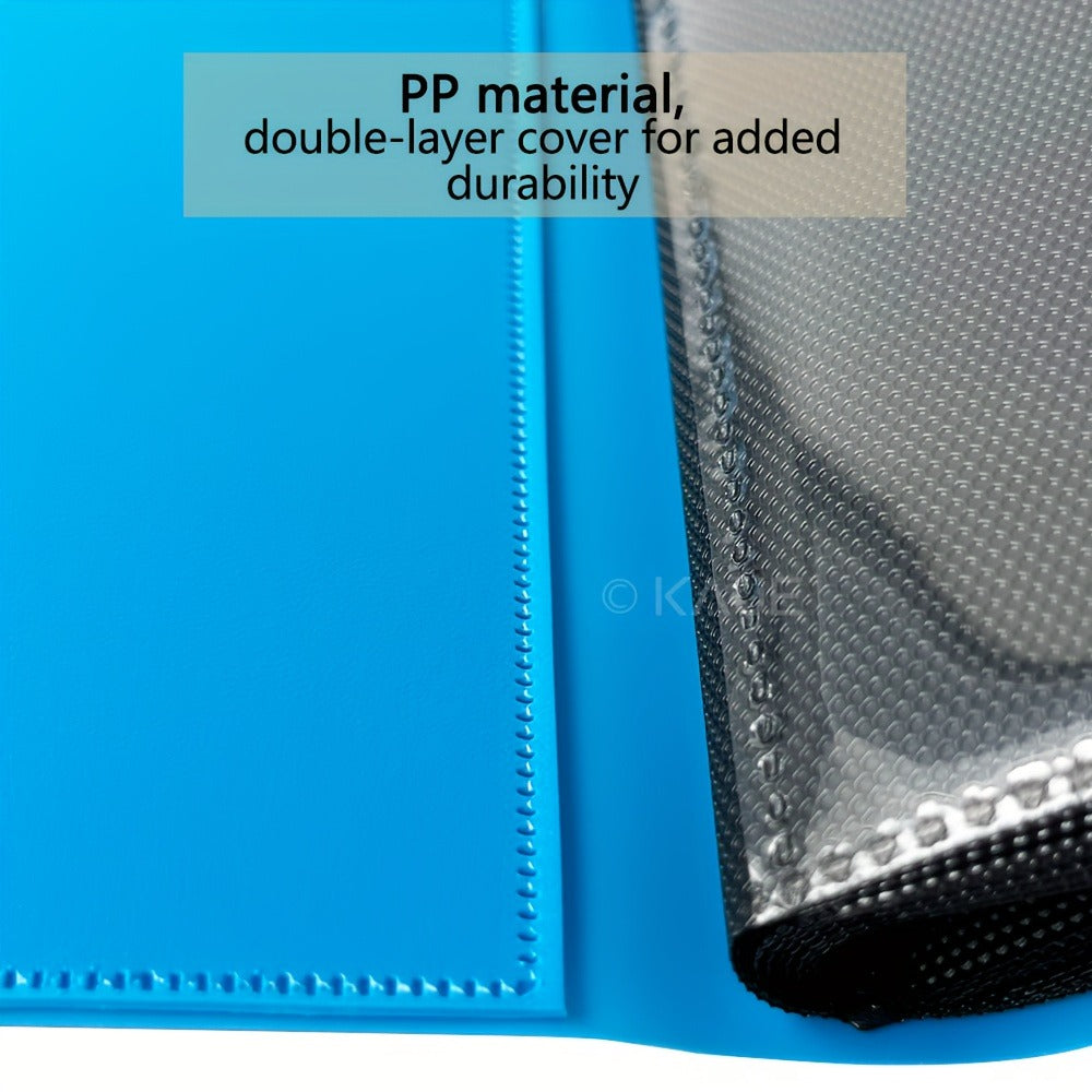 Pokemon Card Binder 360 Pocket 9-Pocket Side Loading – Durable PP Trading Card Album for MTG YuGiOh Sports Cards TCG, Double-Sided Pages, 7 Colors Green White Red Black Purple Blue Yellow