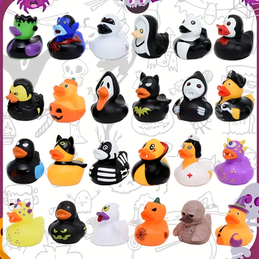 Rubber Duck Toys Bulk 20 or 100pcs – Novelty Squeeze Duckies for Party Favors Goodie Bag Fillers Kids Birthday Bath Toy Decoration