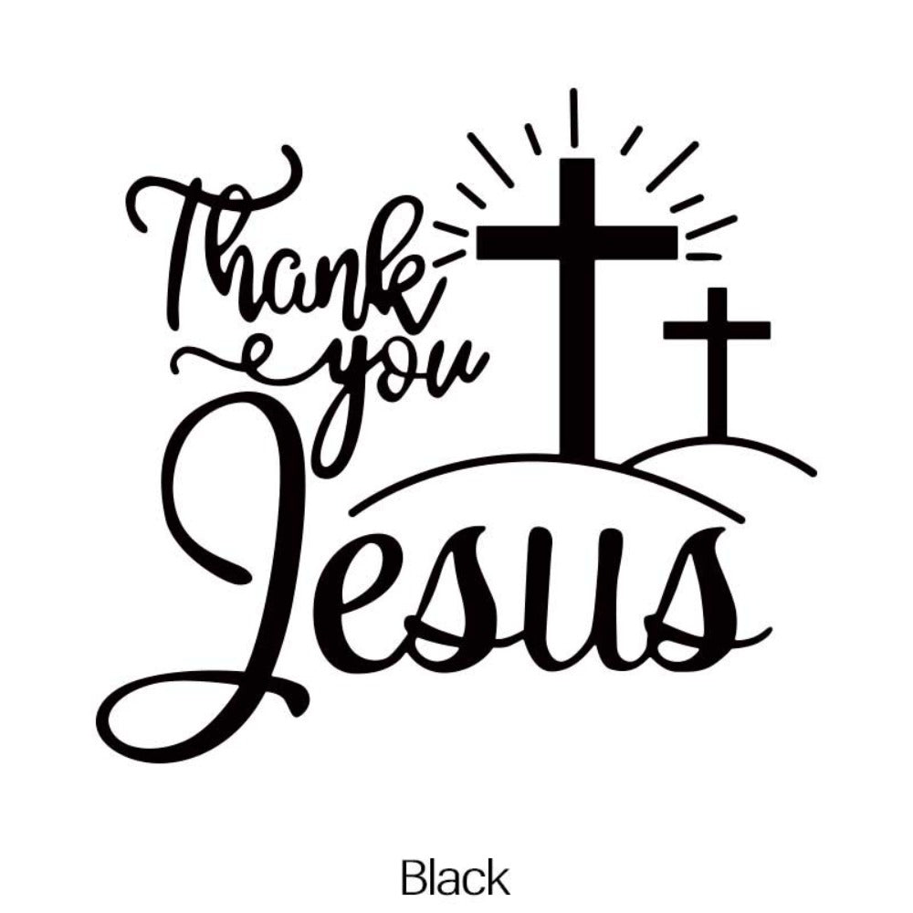 Christian God Car Stickers 4pcs – Waterproof Vinyl Bumper Decals for Cars, Laptops, Water Bottles, Motorcycles & Windows, Faith Cross Religious Sticker Set, Multi-Color Options