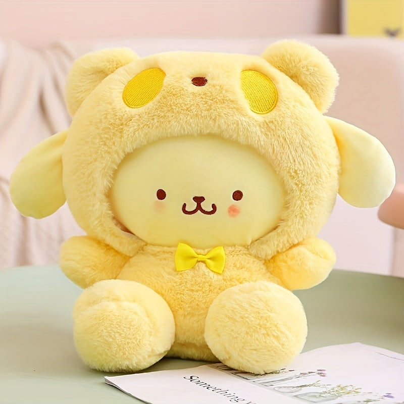 Kawaii Big-Eared Cinnamon Dog Plush Doll — Soft Stuffed Puppy Toy in White, Blue Jade & Pudding Styles for Girls Kids Teens Anime Fans Collectors | Birthday Easter Valentine Christmas Gift