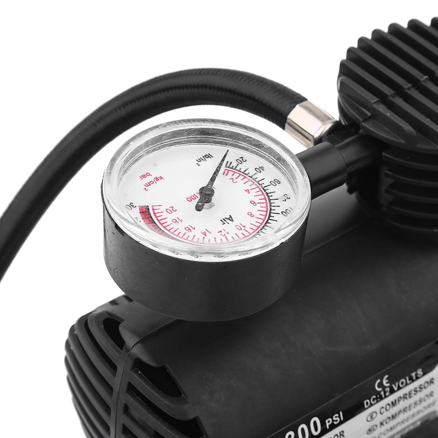 Portable Mini Air Compressor 12V 300PSI – Multi-Use Inflator Pump for Car Tires, Bikes, Balls & Inflatables – Compact Electric Tire Inflator for Home, Camping & Emergency Use