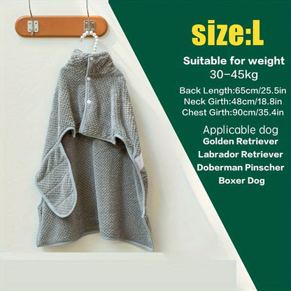 Microfiber Pet Towel Quick-Dry Super Absorbent Dog Bath Towel for Bathing Swimming Beach Outdoor S M L Gray Soft Lightweight Dog Grooming Towel