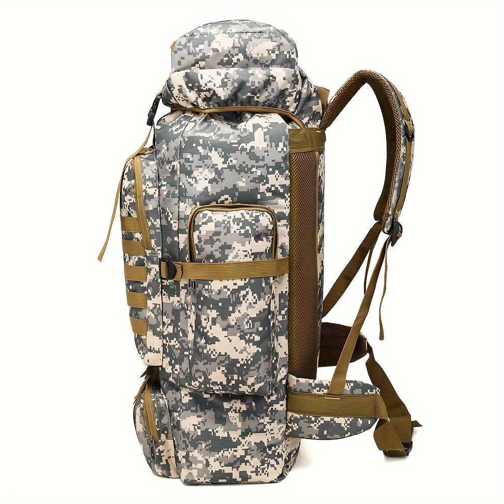 Tactical Backpack for Men & Women – Lightweight Packable Hiking Backpack 21L, Multi-Compartment Camping Rucksack with Adjustable Straps, Waterproof Outdoor Daypack for Camping, Trekking & Travel