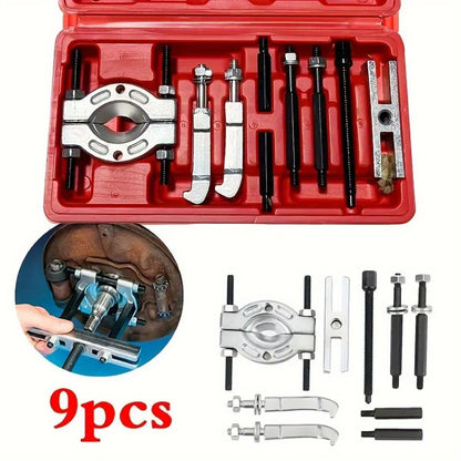 9-Piece Tool Set Gearbox Bearing Removal Tool Puller Bearing Puller Bearing Removal Tool Car Repair Tool