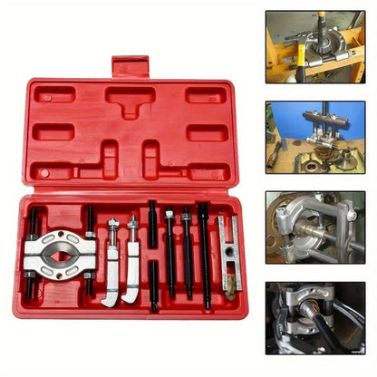 9-Piece Tool Set Gearbox Bearing Removal Tool Puller Bearing Puller Bearing Removal Tool Car Repair Tool