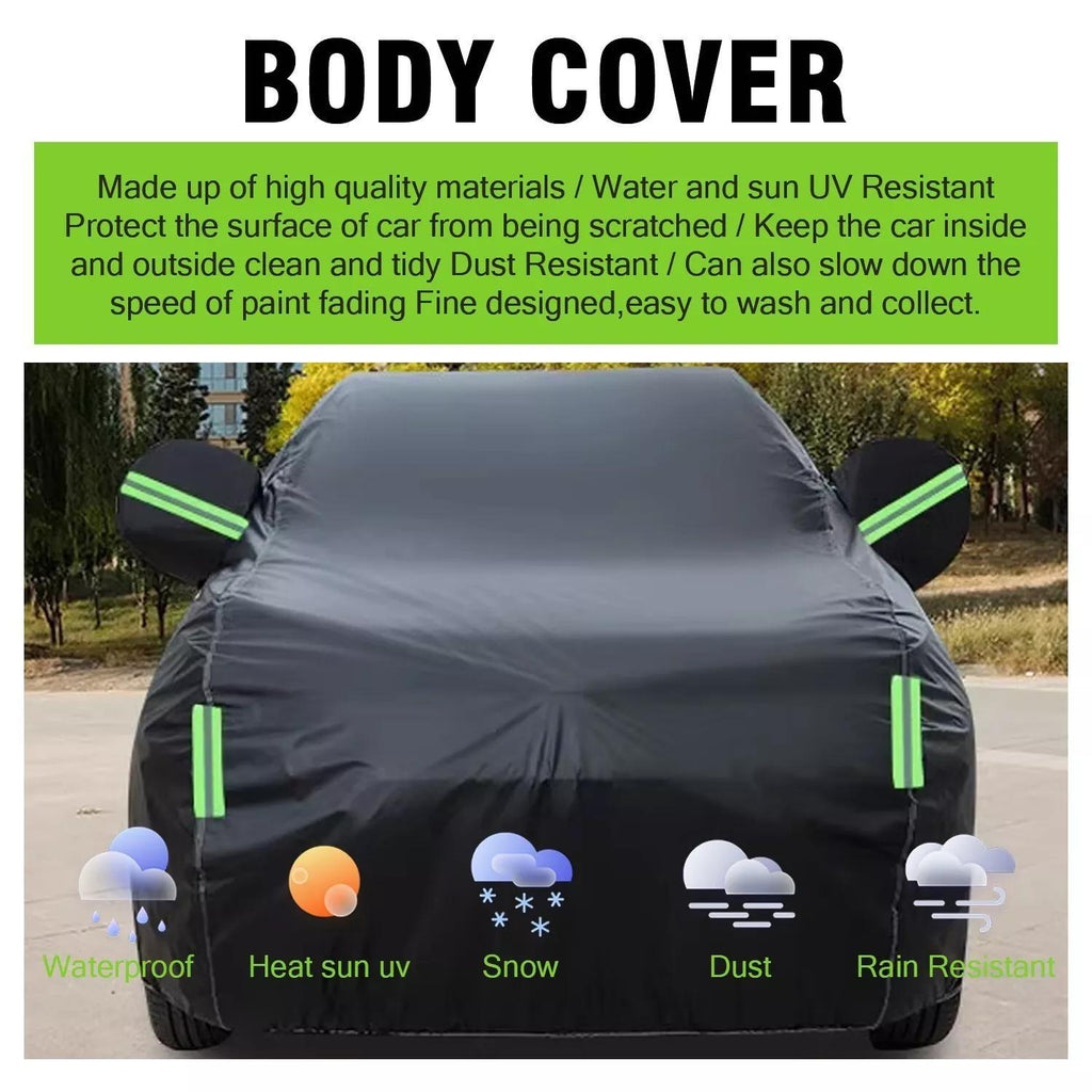 Comprehensive Car Cover Designed to Shield Your SUV Or Sedan from Sunlight, Rain, Snow, And Harmful UV Rays, Providing Frost Protection