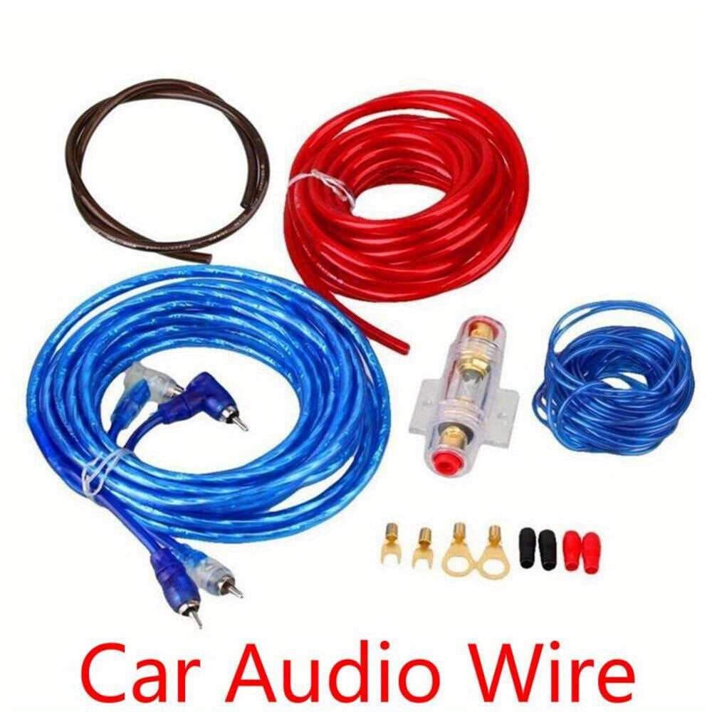 10 Gauge Amp RCA 1500W Auto Car Audio System Speaker Kit Complete Subwoofer Amplifier Install Wiring Cable