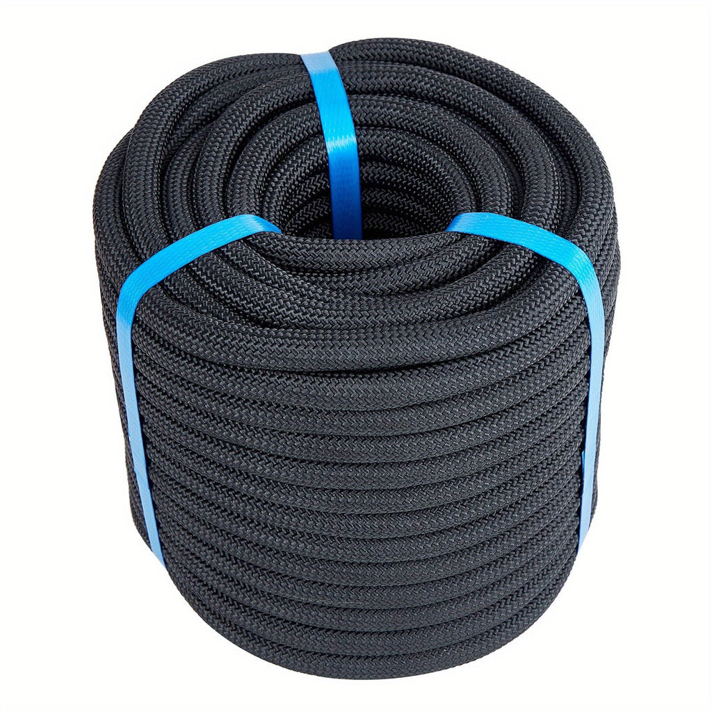 ERFEI 1/2 Inch 100Ft/150Ft/200Ft Double Braided Polyester Nylon Rope, Heavy-Duty Nylon Rope for Anchoring, Cargo Handling, Towing, And Sailing