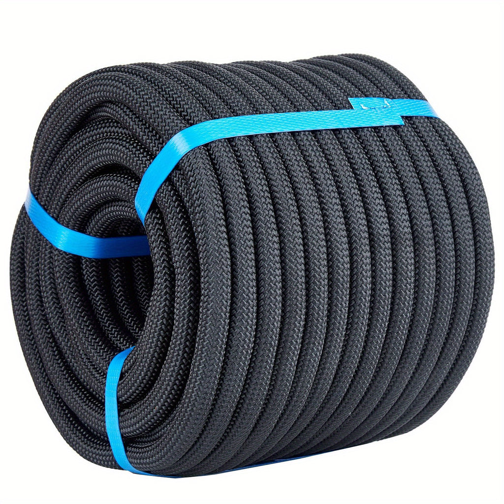 ERFEI 1/2 Inch 100Ft/150Ft/200Ft Double Braided Polyester Nylon Rope, Heavy-Duty Nylon Rope for Anchoring, Cargo Handling, Towing, And Sailing