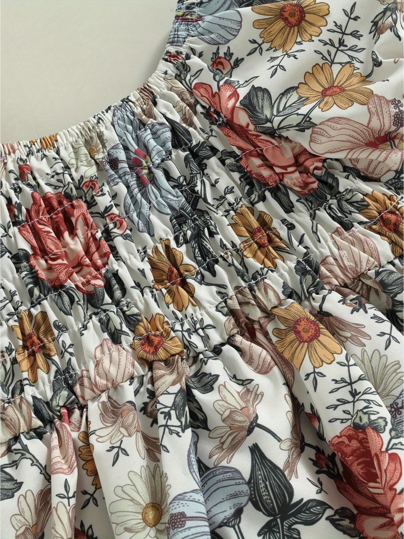 Baby Girls Outfit Set - Floral Graphic Style 29445