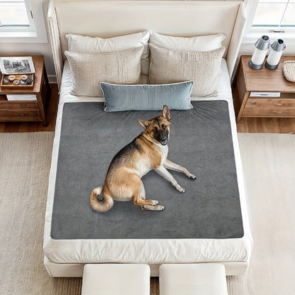 Washable Dog Pee Pads Reusable 2-Pack - Non-Slip 4-Layer Fast Absorbent Puppy Mat for Housebreaking, Whelping, Crate & Incontinence - Machine Washable 300+ Times, Multiple Sizes for All Breeds