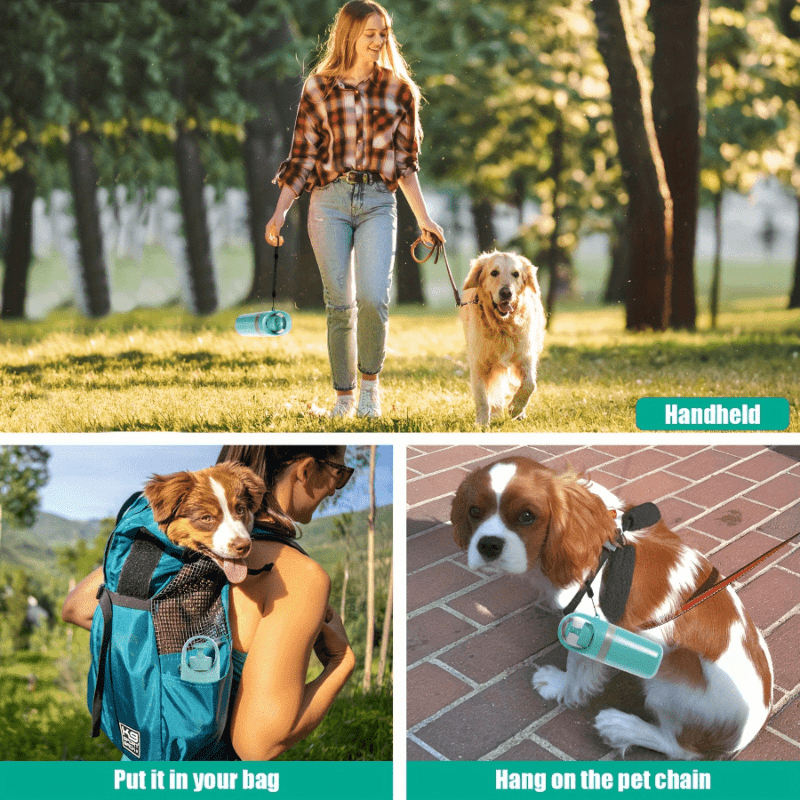 Dog Poop Picker 3-Pack EVA Portable Scoop & Dispenser with Drawstring Bag - Lightweight Sanitary Outdoor Pet Waste Removal Tool No Battery Needed