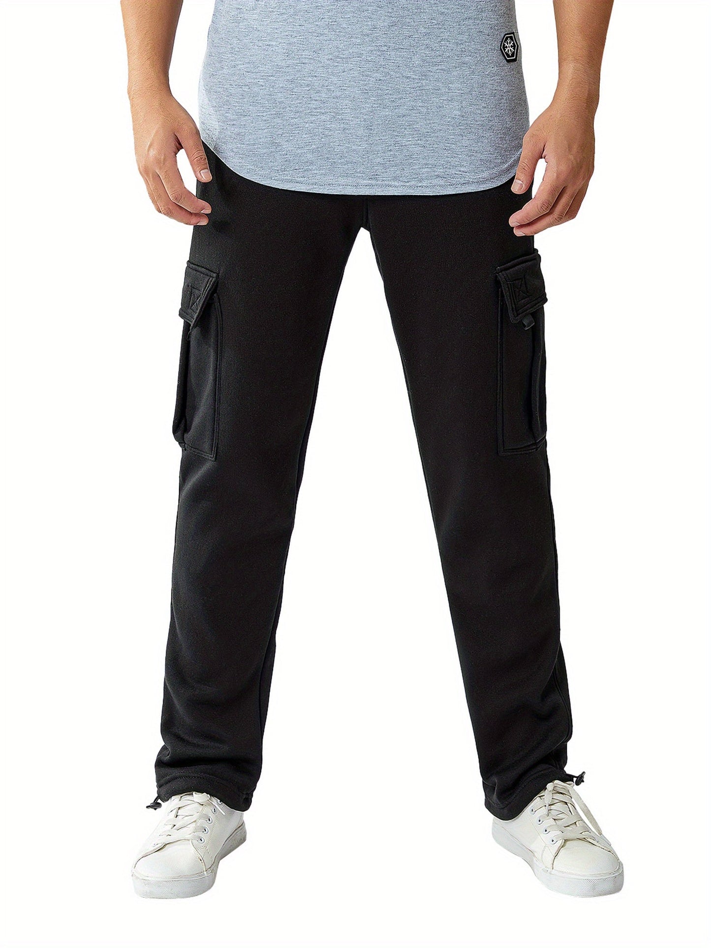 Men's Casual Pants - Elastic Waist