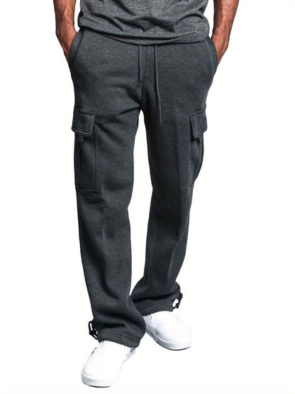 Men's Casual Pants - Elastic Waist