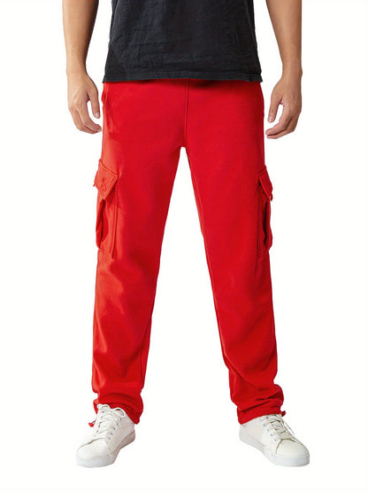 Men's Casual Pants - Elastic Waist
