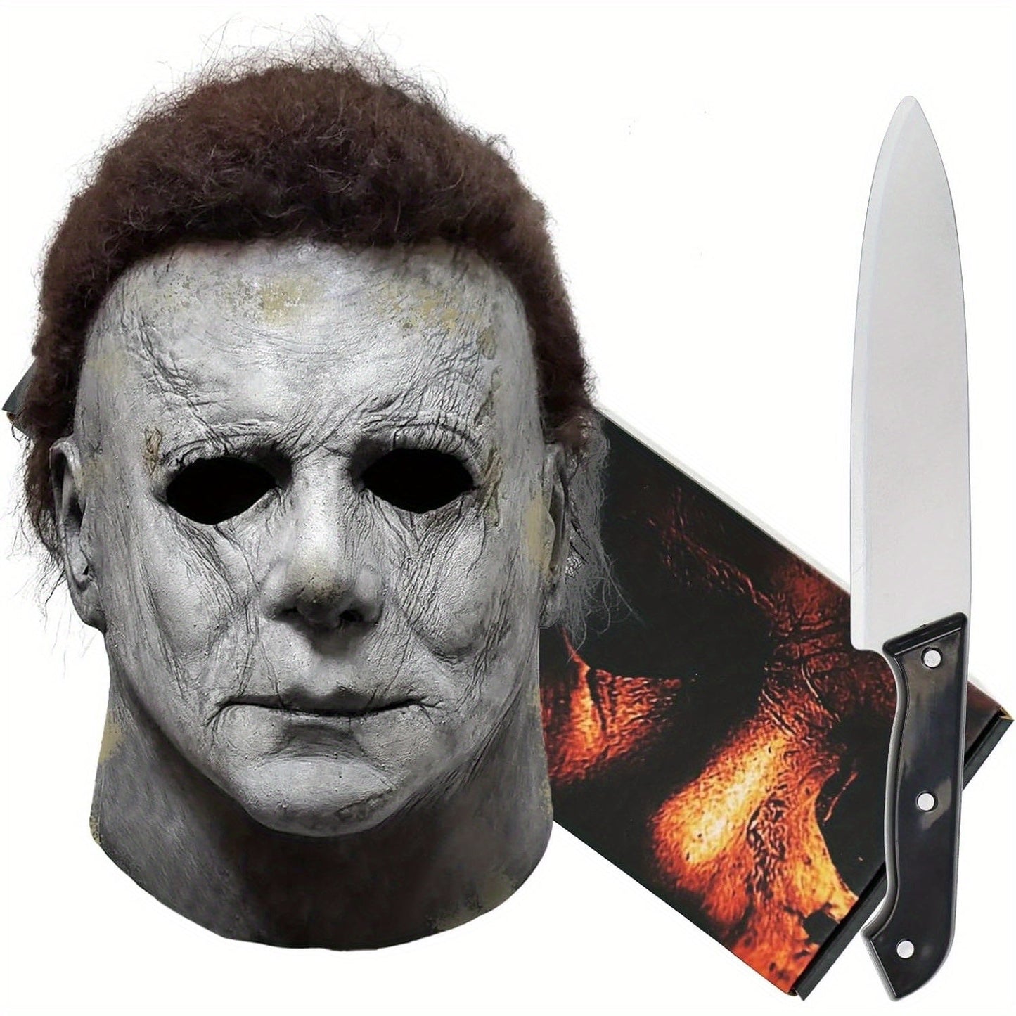 Scary Halloween Mask for Adults – Original Realistic Horror Full Face Mask for Cosplay, Prom, Haunted House & Halloween Party Costume, Maximum Scare Factor, Great Horror Gift