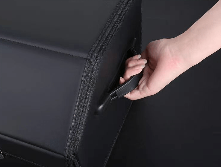 1pc Car Trunk Organizer with Lid, Collapsible Car Trunk Storage Organizer, Multi-Compartment Car Organizer for Auto, SUV, Truck, Minivan