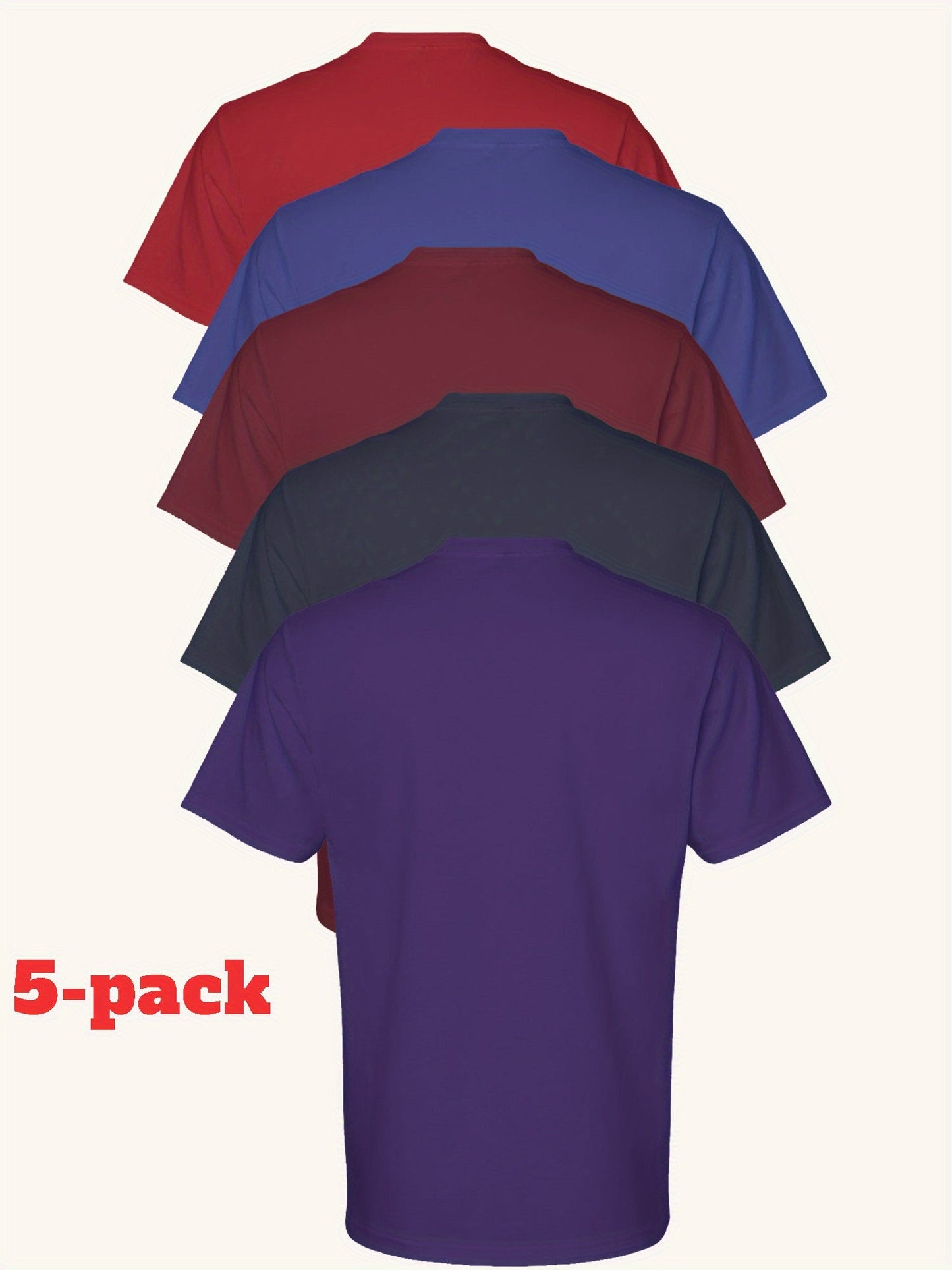 Men's Essential T-Shirt - Round Neck Short Sleeve Modern Style 638181