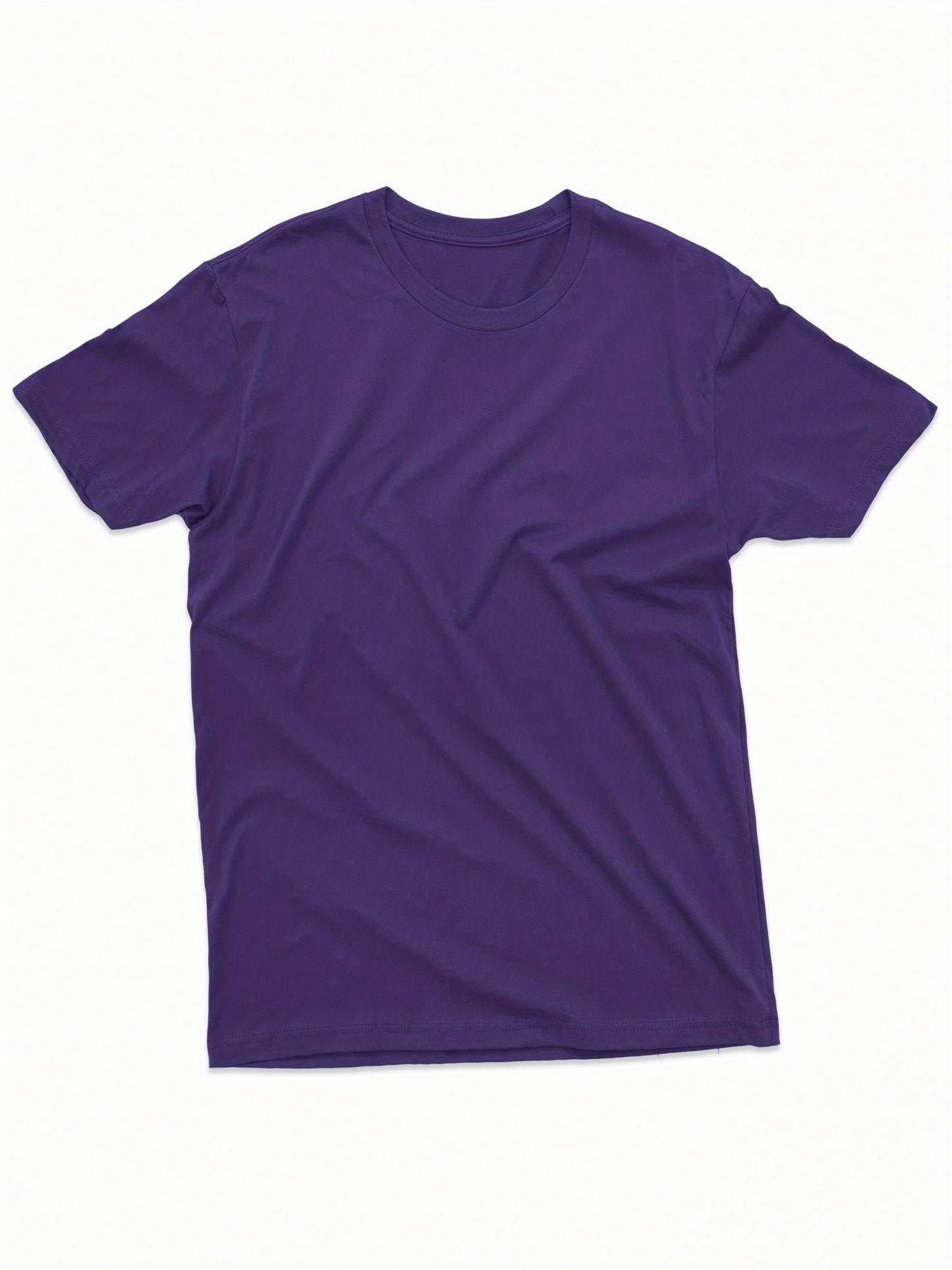 Men's Essential T-Shirt - Round Neck Short Sleeve Modern Style 638181