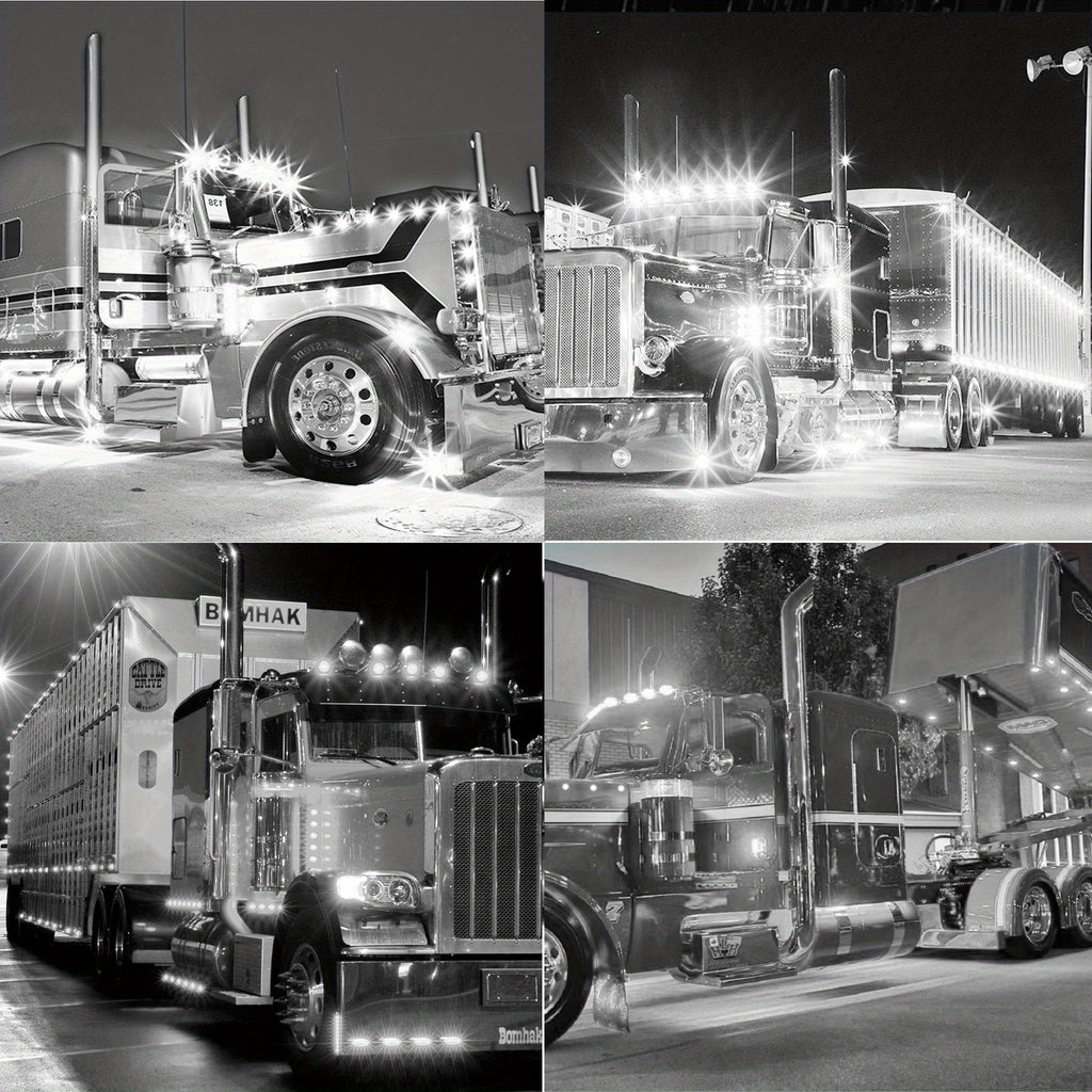 Universal LED Indicator Lights for The Front, Rear, And Sides of Trucks, Rvs, Cars, Buses, Trailers, Vans, Caravans, And Boats, Without Battery