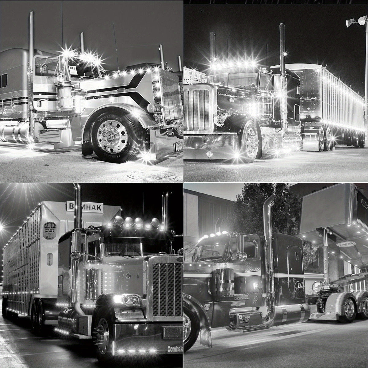 Universal LED Indicator Lights for The Front, Rear, And Sides of Trucks, Rvs, Cars, Buses, Trailers, Vans, Caravans, And Boats, Without Battery