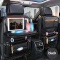 2pcs Premium Integrated Car Rear Seat Storage Box - The Ultimate Travel Companion, Equipped with A Foldable Table, Footrest, Tissue Box, Cup And Umbrella Holder, Laptop Base, And Car Dining Plate, Standard Version Sold Separately (Without Box)