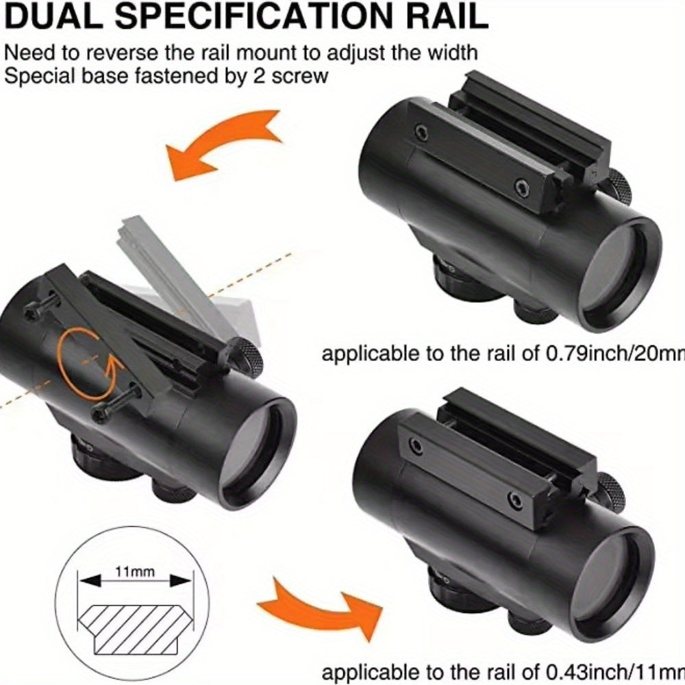 Red Green Dot Sight Scope Tactical Riflescope 1x40 3x44 Fits 11mm 20mm Rail for Hunting Shooting Rifle Airgun