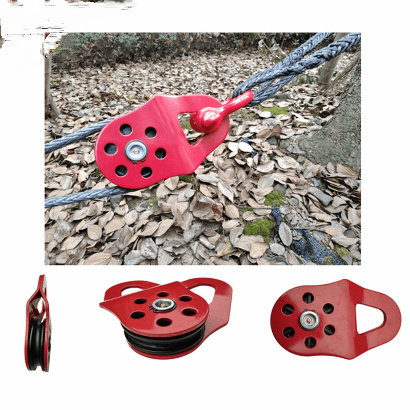Trailer rescue heavy-duty 10-ton winch pulley off-road vehicle modified winch pulley set