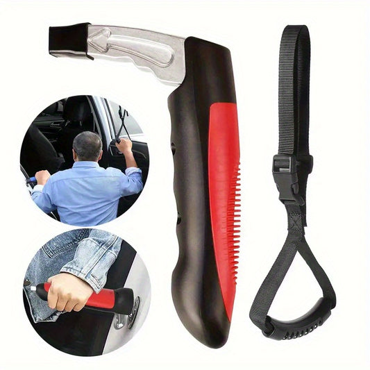 [Elderly Support Handle] 2pcs Door Handle for Elderly Handle Assist Portable Vehicle Support Handle for Easy Sit to Stand Assistance Auto Grab Bar Cane for Seniors and Handicapped Supports Up to 450 Pounds