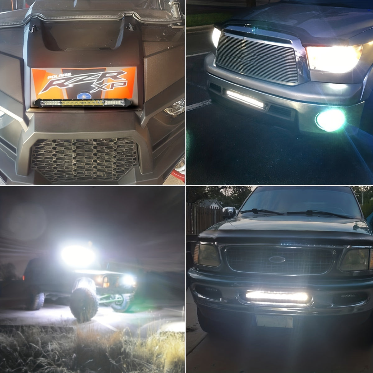 [4"-22" LED Vehicle Lights]-Various Combinations Of Long Strip Lights And Short LED Work Lights for You to Choose From Light Offroad for Jeep Truck Pickup-Easy to Install