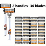 2 handles + 36 blades