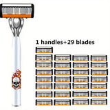 1 handle + 29 blades
