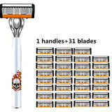 1 handle + 31 blades
