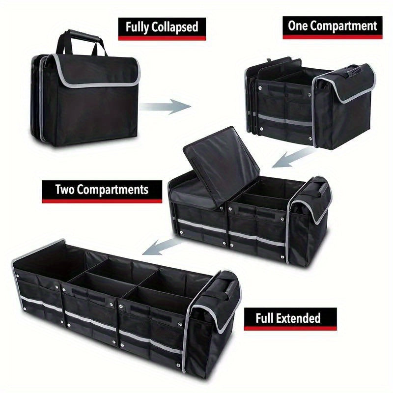 Organize Your Car with This Foldable Car Trunk Organizer and Small Storage Bag