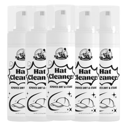 Hat Cleaner Foam Spray – Professional Stain Remover for Wool, Felt & Fur Hats, Removes Dirt, Sweat & Fingerprints, 6.76 Fl Oz (200ml), All-Season Hat Care, Great Gift for Hat Lovers (1/2/3/5 Pack)