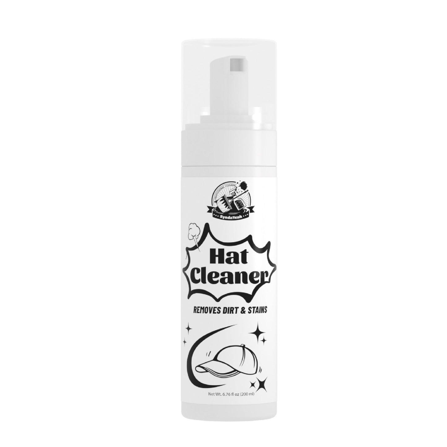 Hat Cleaner Foam Spray – Professional Stain Remover for Wool, Felt & Fur Hats, Removes Dirt, Sweat & Fingerprints, 6.76 Fl Oz (200ml), All-Season Hat Care, Great Gift for Hat Lovers (1/2/3/5 Pack)