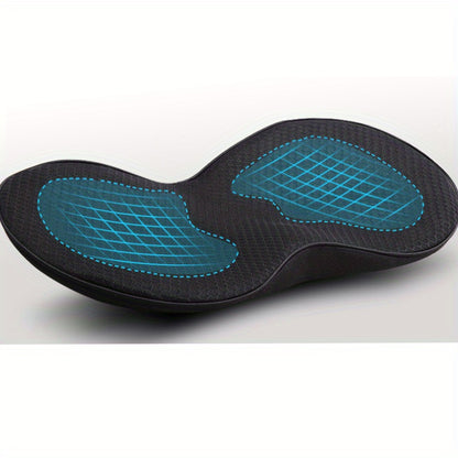 1 Car Seat Cushion, Multifunctional Memory Foam Car Lumbar Support Cushion, Driver Lumbar Support Pillow, Which Can Be Used in All Seasons. It Is A Gift for Family and Friends.