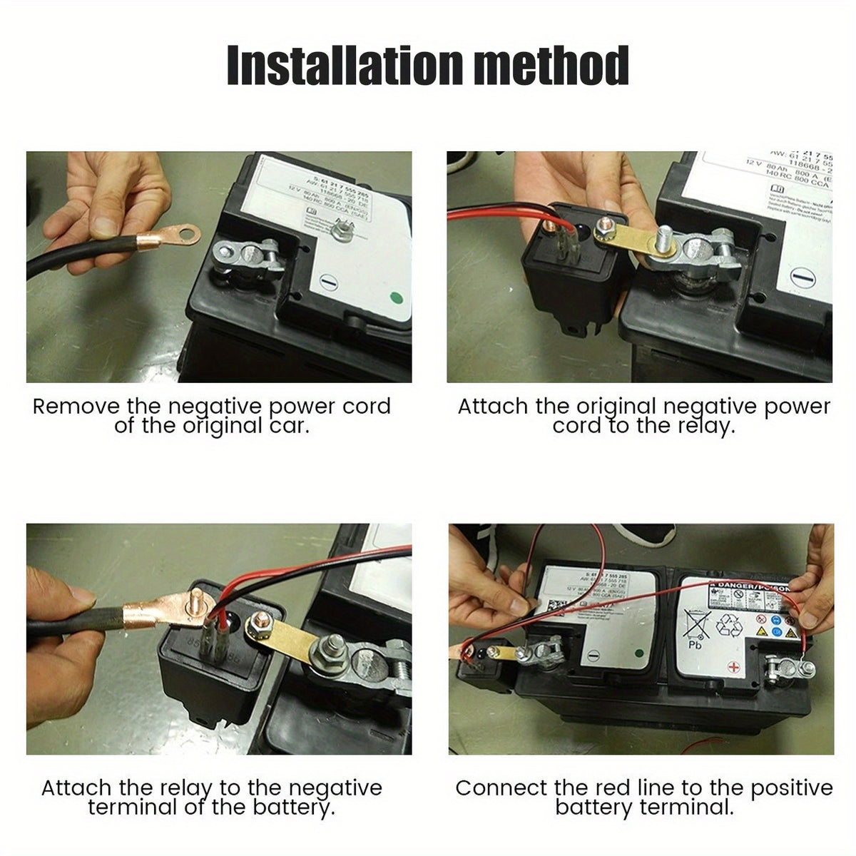 200Amp Remote Control Battery Disconnect Switch - Effortless Car Battery Management with Power Saving Design for 12V Systems - High-Performance Relay & Secure Wireless Operation