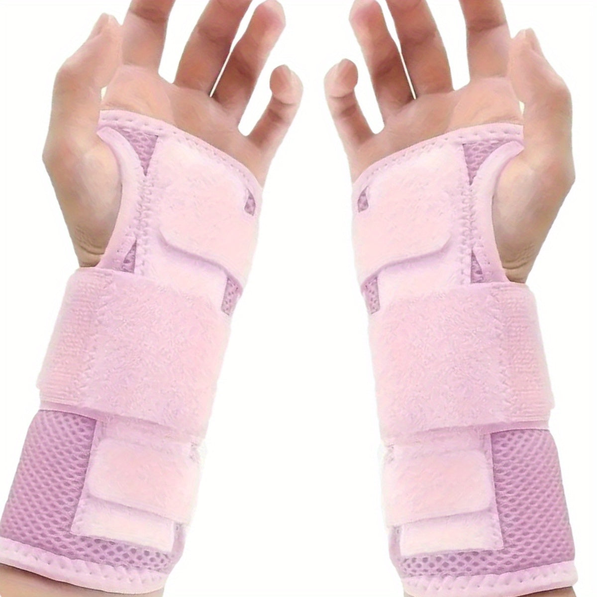 Carpal Tunnel Wrist Brace 2-Pack – Left & Right Hand Adjustable Compression Night Support Splint | One Size Fits All Wrist Stabilizer for Carpal Tunnel Syndrome, Tendonitis & Arthritis Relief