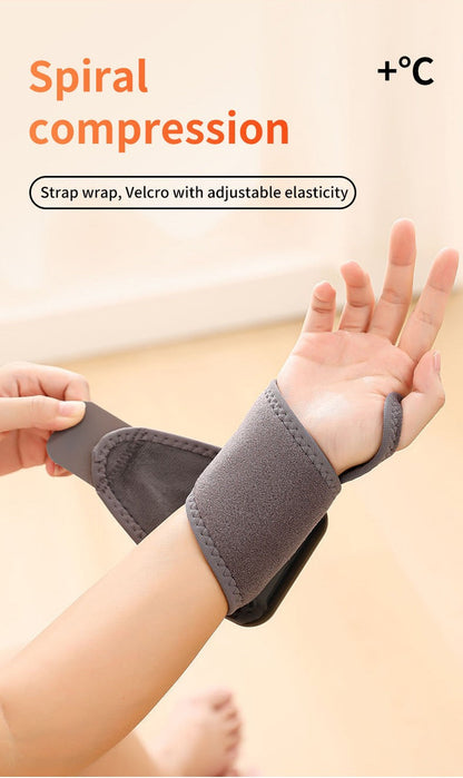 Hand Massager with Heat Vibration Wrist Guard Carpal Tunnel Relief