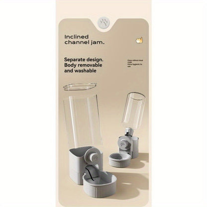 Hanging Cage Pet Water Dispenser & Automatic Feeder – No-Drip Gravity Feed Bowl for Rabbits, Guinea Pigs, Hamsters & Small Animals | Cage-Mount Design, Easy Refill