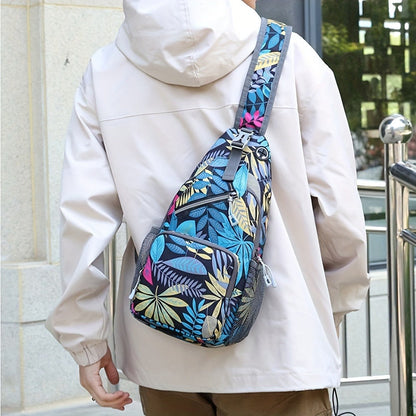 Crossbody Bag for Women & Men, Large Capacity Single Shoulder Bag with Zipper, Lightweight Multi-Pocket Design, Casual Sling Bag for Travel, Hiking, Work & Daily Use – Multiple Colors Available