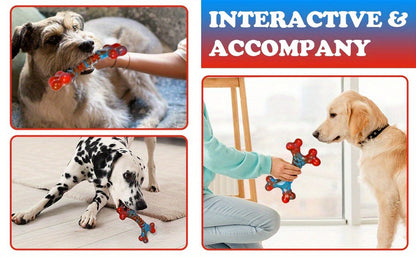Dog Chew Toys for Aggressive Chewers - Indestructible Tough Dog Toys for Large Breed Dogs, Durable Heavy Duty Chew Toy Bundle 1/2/4/5 Pack, Long-Lasting Rubber Dog Toy for Power Chewers
