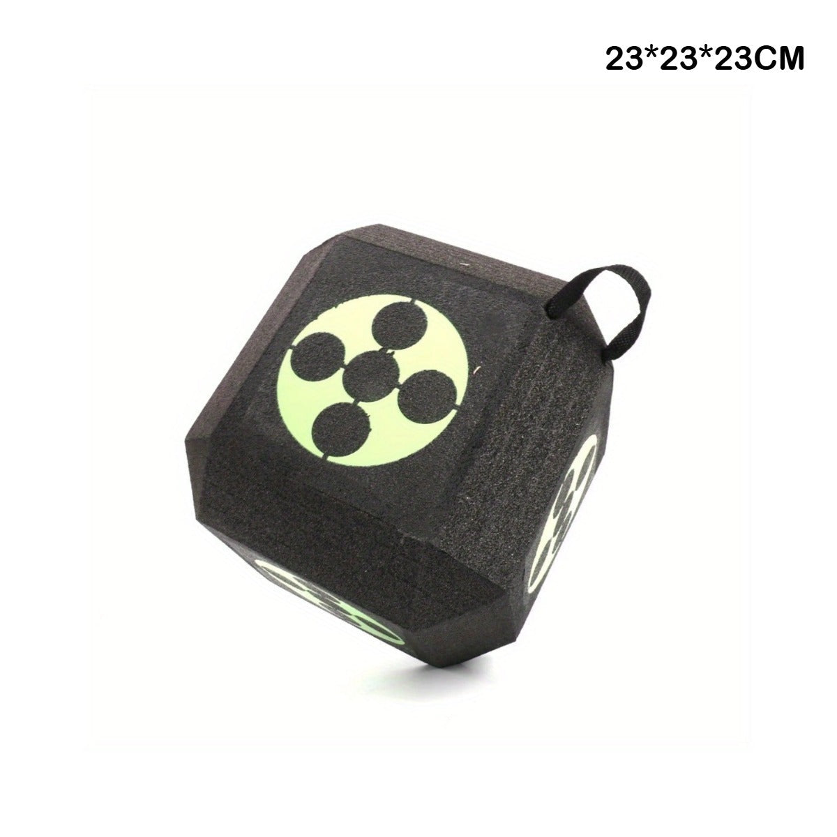 3D Archery Target Cube – Self-Healing Foam Multi-Faceted 23cm Block for Outdoor Backyard Range | Portable High-Density Target for Beginners & Professionals