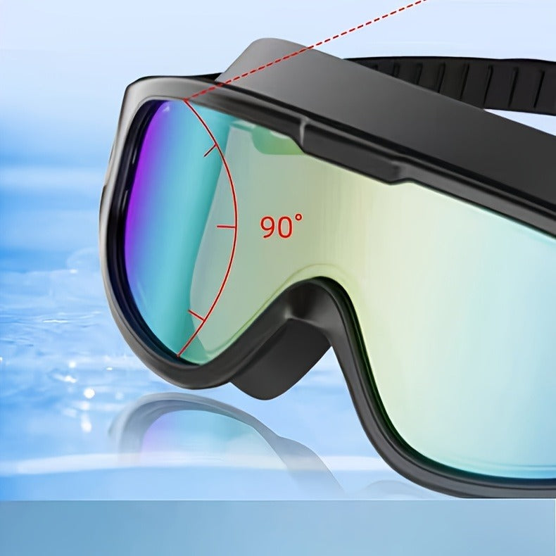 Anti-Fog Swimming Goggles Set – UV Protection, Earplugs & Nose Clip