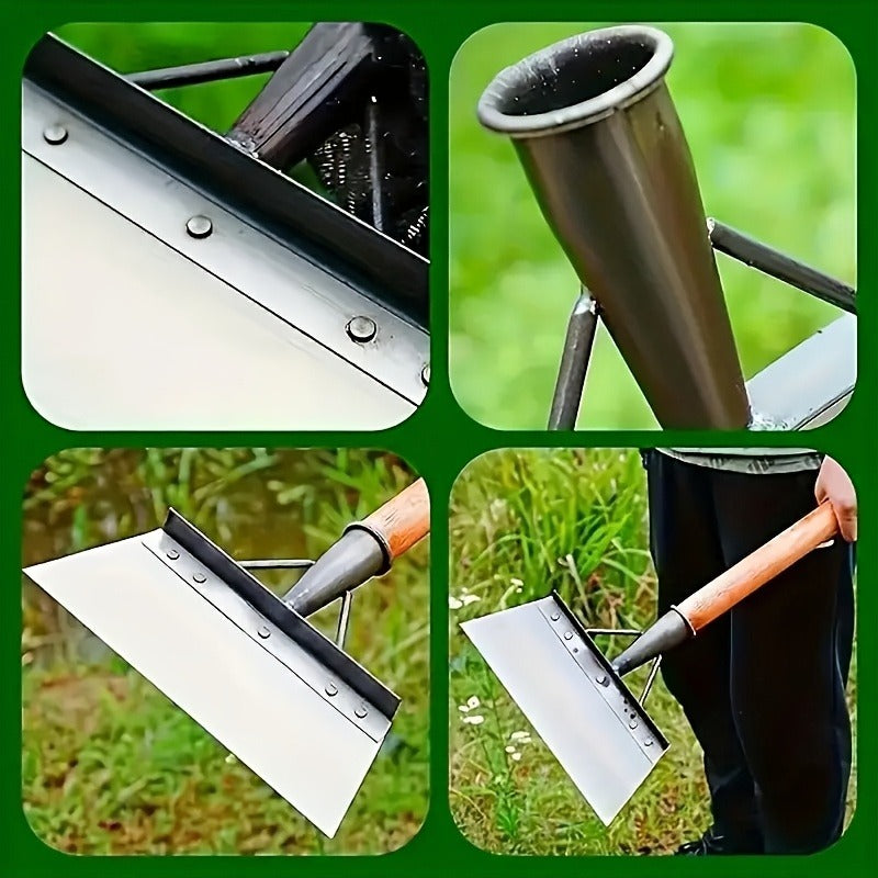Multifunctional Camping Shovel 8.27" & 10.24" – Portable Handleless Metal Garden Spade for Yard Weeding, Soil Digging, Outdoor Camping, Emergency Rescue & Farm Cleaning