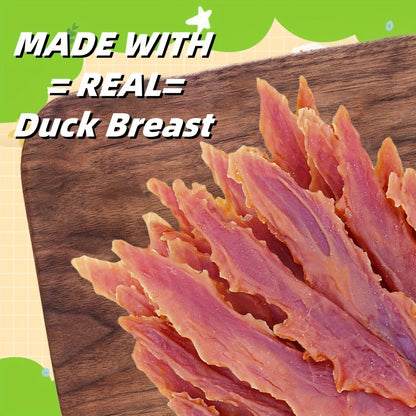 Air-Dried Dog Treats Chicken & Duck Breast Sticks – Single Ingredient Grain Free High Protein Dog Chews, Natural Jerky Snacks for Dogs, Multiple Sizes 100g 200g 300g 600g