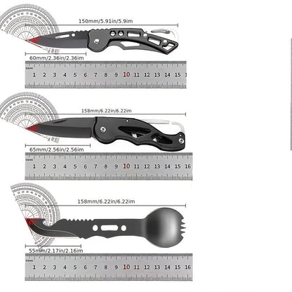 Outdoor Survival Kit 12-115 Piece – Emergency Gear Set for Camping, Hiking & Survival, Multi-Tool Equipment for Men, Dad, Husband – Unique Outdoor Gift Idea